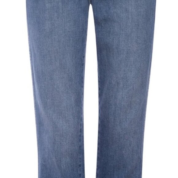 Amo Chloe Crop in Dearest Straight Leg Denim Jeans Size 28 - Picture 1 of 7